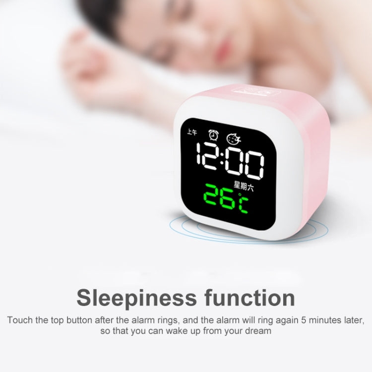 นาฬิกาสมาร์ทโฮม USB พร้อมไฟกลางคืนและฟังก์ชันหน่วยความจำและจอแสดงผล LED, Smart Clock