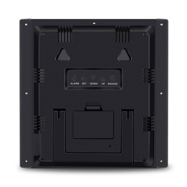 TS-8608 นาฬิกาหน้าจอขนาดใหญ่มัลติฟังก์ชั่นเครื่องวัดอุณหภูมิความคิดสร้างสรรค์ในครัวเรือนเครื่องวัดความชื้นสัมพัทธ์, TS-8608
