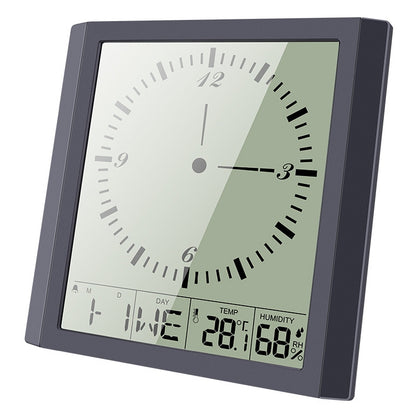 TS-8675 นาฬิกาหน้าจอขนาดใหญ่มัลติฟังก์ชั่นเครื่องวัดอุณหภูมิความคิดสร้างสรรค์ในครัวเรือนเครื่องวัดความชื้นสัมพัทธ์, TS-8675