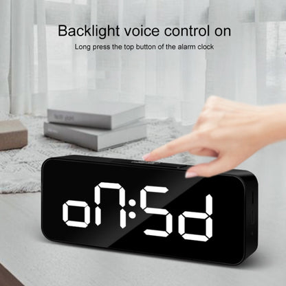 XM905 นาฬิกาปลุกที่เปิดใช้งานด้วยเสียงมัลติฟังก์ชั่น LED นาฬิกาแขวนอิเล็กทรอนิกส์