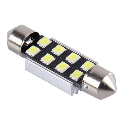 2 ชิ้น 36 มิลลิเมตรพู่ห้อย 3 วัตต์ 300LM แสงสีขาว 8 LED 3528 SMD Canbus โคมไฟอ่านหนังสือรถปราศจากข้อผิดพลาด DC 12, 36mm