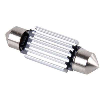 2 ชิ้น 36 มิลลิเมตรพู่ห้อย 3 วัตต์ 300LM แสงสีขาว 8 LED 3528 SMD Canbus โคมไฟอ่านหนังสือรถปราศจากข้อผิดพลาด DC 12, 36mm