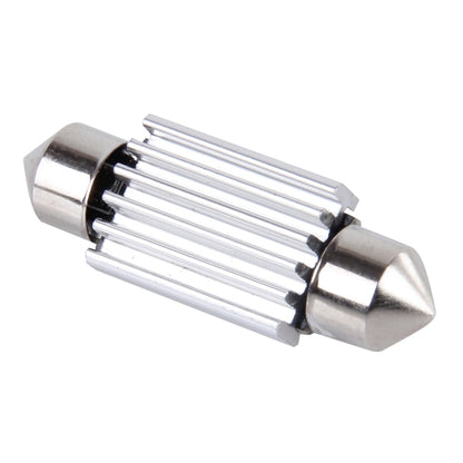 2 ชิ้น 41 มิลลิเมตรพู่ห้อย 3 วัตต์ 300LM แสงสีขาว 8 LED 3528 SMD Canbus โคมไฟอ่านหนังสือรถยนต์ที่ปราศจากข้อผิดพลาด DC 12, 41mm