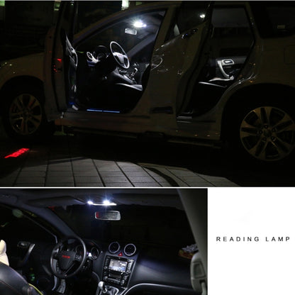 2 ชิ้น 41 มิลลิเมตรพู่ห้อย 3 วัตต์ 300LM แสงสีขาว 8 LED 3528 SMD Canbus โคมไฟอ่านหนังสือรถยนต์ที่ปราศจากข้อผิดพลาด DC 12, 41mm