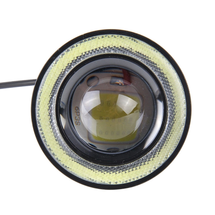 3.5 นิ้ว DC 12V 10W 900LM 7000K รถแองเจิลตาไฟตัดหมอก Foglight (แสงสีขาว + แสงสีขาว), 3.5 inch