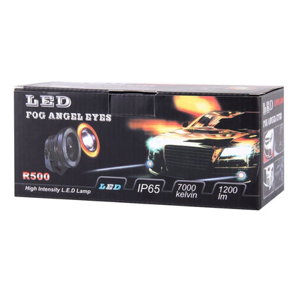 3.5 นิ้ว DC 12V 10W 900LM 7000K รถแองเจิลตาไฟตัดหมอก Foglight (แสงสีขาว + แสงสีขาว), 3.5 inch