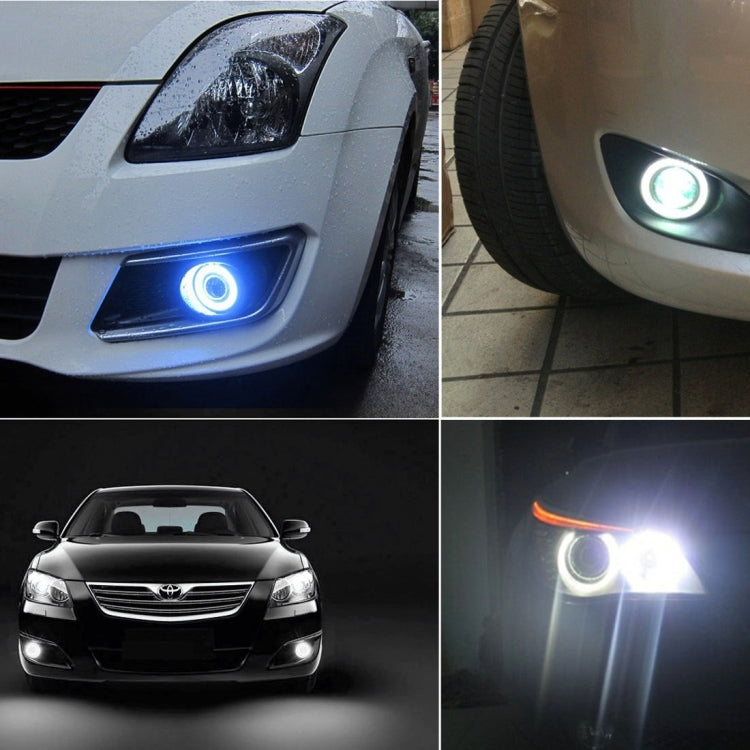 3.5 นิ้ว DC 12V 10W 900LM 7000K รถแองเจิลตาไฟตัดหมอก Foglight (แสงสีขาว + แสงสีขาว), 3.5 inch