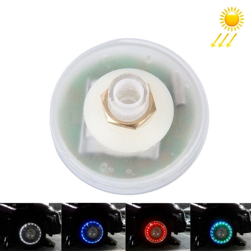 พลังงานแสงอาทิตย์ยางรถยางวาล์วพองไฟตกแต่งล้อร้อน Strobe กระพริบหลอดไฟ LED, 1PC  Flashing LED Light