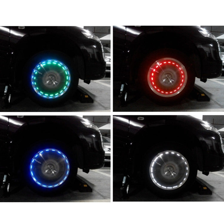 พลังงานแสงอาทิตย์ยางรถยางวาล์วพองไฟตกแต่งล้อร้อน Strobe กระพริบหลอดไฟ LED, 1PC  Flashing LED Light