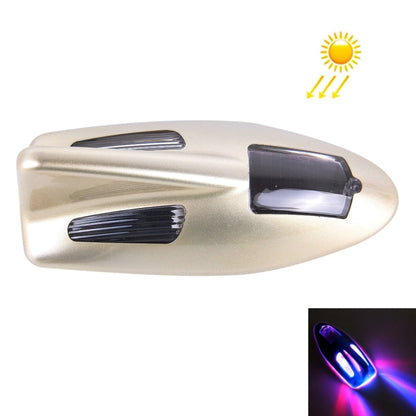 พลังงานแสงอาทิตย์สีสันสดใส Anti Collision Shark Fin ไฟท้ายรถ LED ไฟเตือนแฟลชไฟเตือน