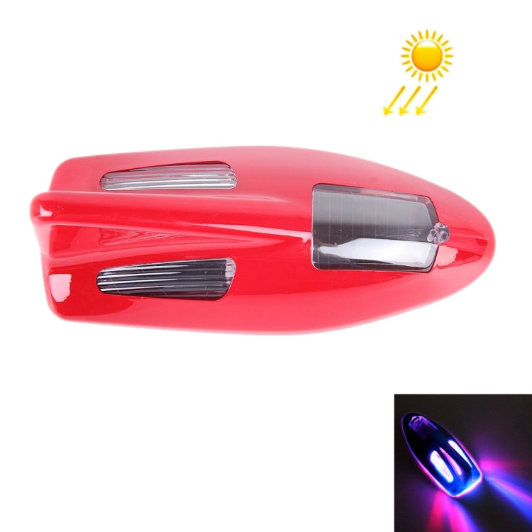 พลังงานแสงอาทิตย์สีสันสดใส Anti Collision Shark Fin ไฟท้ายรถ LED ไฟเตือนแฟลชไฟเตือน