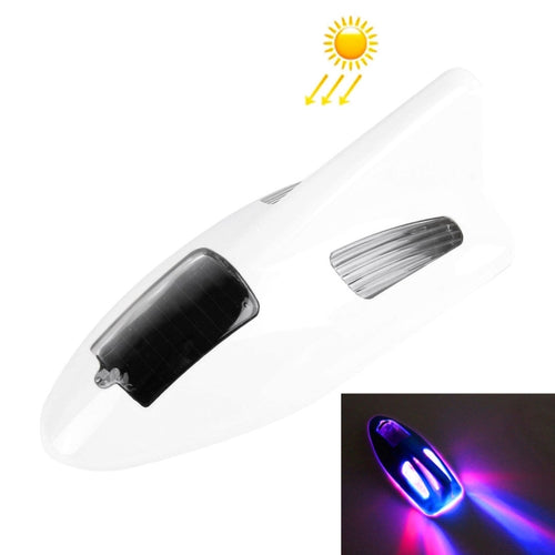 พลังงานแสงอาทิตย์สีสันสดใส Anti Collision Shark Fin ไฟท้ายรถ LED ไฟเตือนแฟลชไฟเตือน
