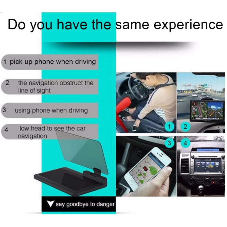 สำหรับ iPhone, Galaxy, Huawei, Xiaomi, Lenovo, Sony, LG, HTC และสมาร์ทโฟนอื่น ๆ, GPS HUD Head Up Display