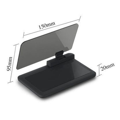 สำหรับ iPhone, Galaxy, Huawei, Xiaomi, Lenovo, Sony, LG, HTC และสมาร์ทโฟนอื่น ๆ, GPS HUD Head Up Display