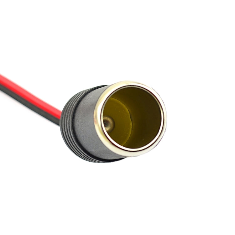 สายเคเบิลอะแดปเตอร์คลิปแบตเตอรี่สำหรับจุดบุหรี่ในรถยนต์ 12-24V (แดง + ดำ), 12-24V