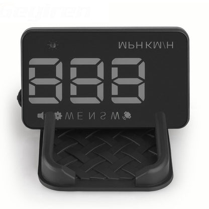 Geyiren A5 HUD 3.5 นิ้วรถ Head Up Display พร้อมระบบ GPS, จอแสดงผลสองโหมด, เซนเซอร์ตรวจจับแสง, ความเร็ว KM/h MPH, เข็มทิศ, สัญญาณเตือนความเร็ว, A5(Black), A5 (Green Light)