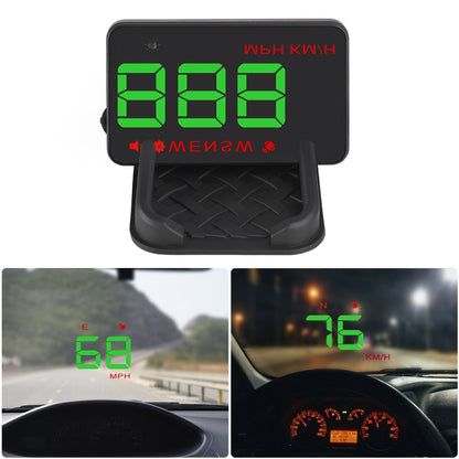 Geyiren A5 HUD 3.5 นิ้วรถ Head Up Display พร้อมระบบ GPS, จอแสดงผลสองโหมด, เซนเซอร์ตรวจจับแสง, ความเร็ว KM/h MPH, เข็มทิศ, สัญญาณเตือนความเร็ว, A5(Black), A5 (Green Light)