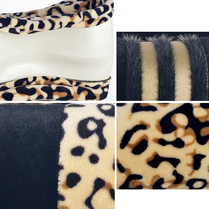 ฝาครอบพวงมาลัยลายเสือดาว Adaptation Steering Wheel เส้นผ่านศูนย์กลาง 37-38 ซม, 37-38cm Beige, 37-38cm Coffee, 37-38cm Black