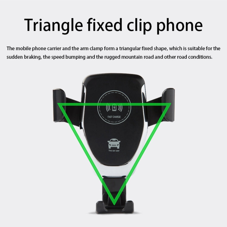 แท่นชาร์จไร้สายในรถยนต์ แท่นชาร์จไร้สาย Qi Standard Wireless Charger
