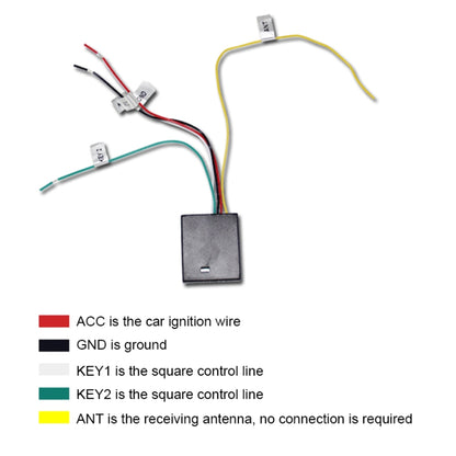 1 ชุด Universal พวงมาลัย Controller ไร้สายมัลติฟังก์ชั่น DVD Navigation Key รีโมทคอนโทรล, Steering Wheel Controller
