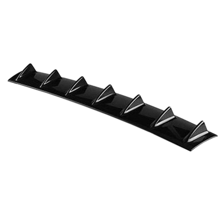 ยูนิเวอร์แซรถกันชนหลังลิปดิฟฟิวเซอร์ 7 Shark Fin Style Black ABS, ขนาด: 85.3 x 79.8 x 13.4cm, 85.0x18.0x5.0cm Black