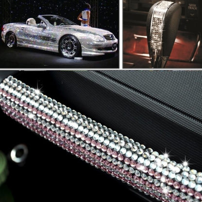 ตกแต่งเพชรคริสตัลแวววาว 4 มม. / สติกเกอร์ Rhinestone ส่องแสงสำหรับสติ๊กเกอร์ติดรถยนต์และเครื่องประดับโทรศัพท์มือถือ
