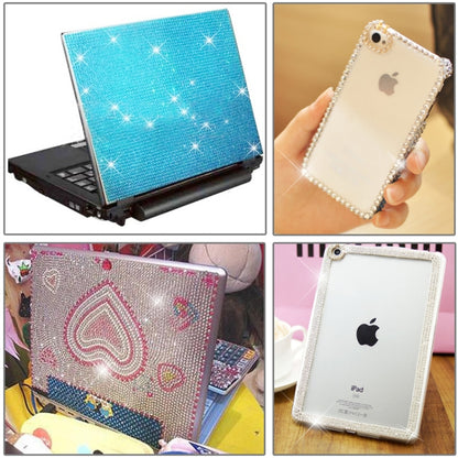 ตกแต่งเพชรคริสตัลแวววาว 4 มม. / สติกเกอร์ Rhinestone ส่องแสงสำหรับสติ๊กเกอร์ติดรถยนต์และเครื่องประดับโทรศัพท์มือถือ