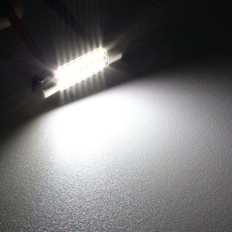 2 ชิ้นพู่ห้อย 36 มิลลิเมตร 2 วัตต์ 160LM แสงสีขาว 16 LED SMD 4014 ข้อผิดพลาดฟรีไฟป้ายทะเบียนรถหลอดไฟ, 36mm