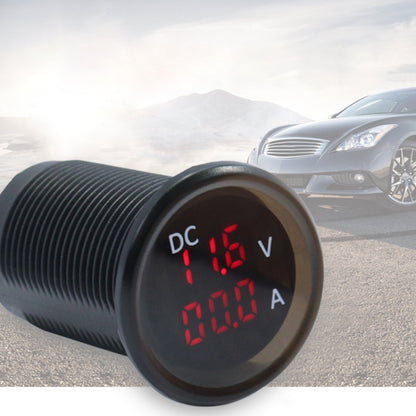 B3613 IP67 กันน้ำรถยนต์โมดิฟาย 4.5-30V โวลต์มิเตอร์ + แอมมิเตอร์, B3613