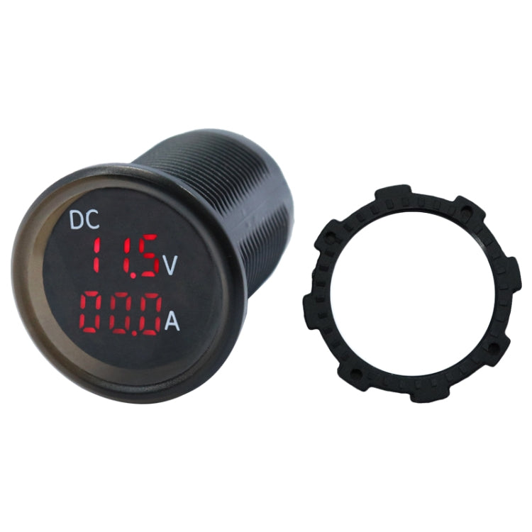 B3613 IP67 กันน้ำรถยนต์โมดิฟาย 4.5-30V โวลต์มิเตอร์ + แอมมิเตอร์, B3613
