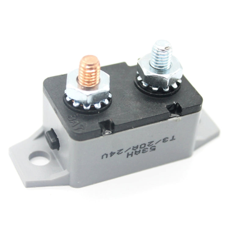 F3088-40A 40A คู่มือรีเซ็ต Circuit Breaker ขาสั้นคู่พร้อม Bolt 12/24V, 40A