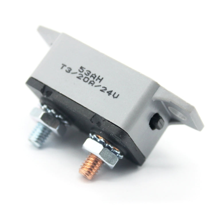 F3088-40A 40A คู่มือรีเซ็ต Circuit Breaker ขาสั้นคู่พร้อม Bolt 12/24V, 40A
