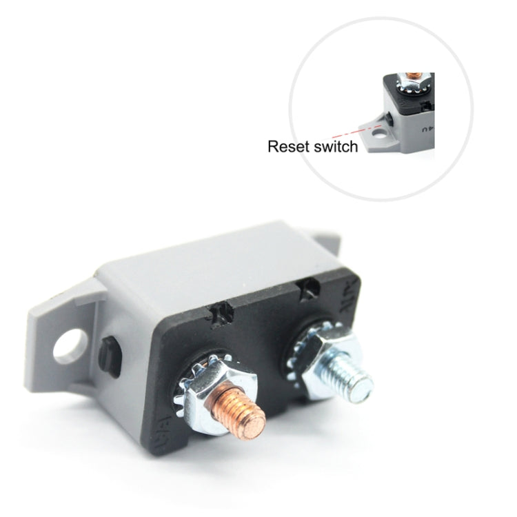 F3088-40A 40A คู่มือรีเซ็ต Circuit Breaker ขาสั้นคู่พร้อม Bolt 12/24V, 40A