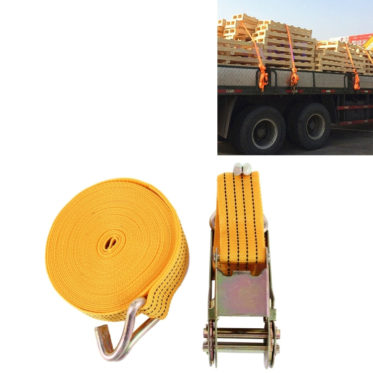 ST-213 10 ม. × 4.6 ซม. อุปกรณ์ที่มาพร้อมรถ 2 ตันพร้อมตะขอและหัวเข็มขัดสายเคเบิลความแข็งแรงสูงการกู้คืนงานหนักการรักษาความปลอดภัยอุปกรณ์เสริมสำหรับรถยนต์รถบรรทุก, 2T 10mx4.0cm