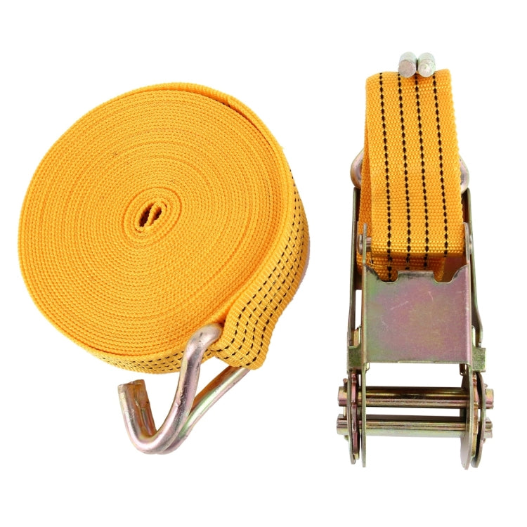 ST-213 10 ม. × 4.6 ซม. อุปกรณ์ที่มาพร้อมรถ 2 ตันพร้อมตะขอและหัวเข็มขัดสายเคเบิลความแข็งแรงสูงการกู้คืนงานหนักการรักษาความปลอดภัยอุปกรณ์เสริมสำหรับรถยนต์รถบรรทุก, 2T 10mx4.0cm