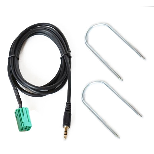 สายเคเบิลอะแดปเตอร์เสียงรถยนต์ AUX + เครื่องมือสำหรับเรโนลต์, For Renault Adapter Cable