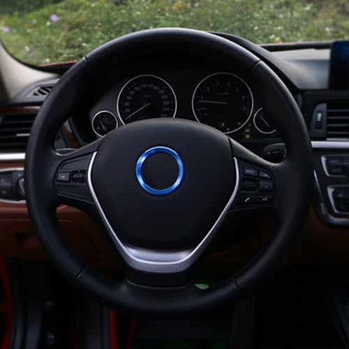 แหวนตกแต่งพวงมาลัยรถยนต์อลูมิเนียมสำหรับ Volkswagen, For BMW