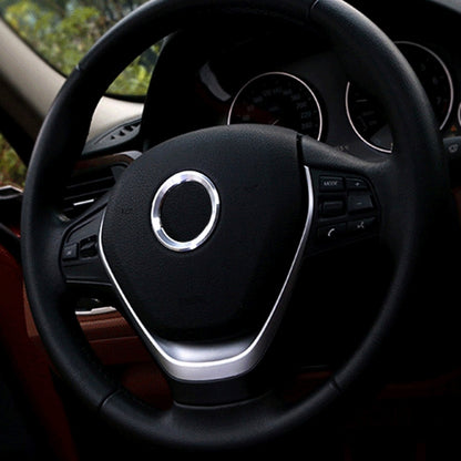 แหวนตกแต่งพวงมาลัยรถยนต์อลูมิเนียมสำหรับ Volkswagen, For BMW