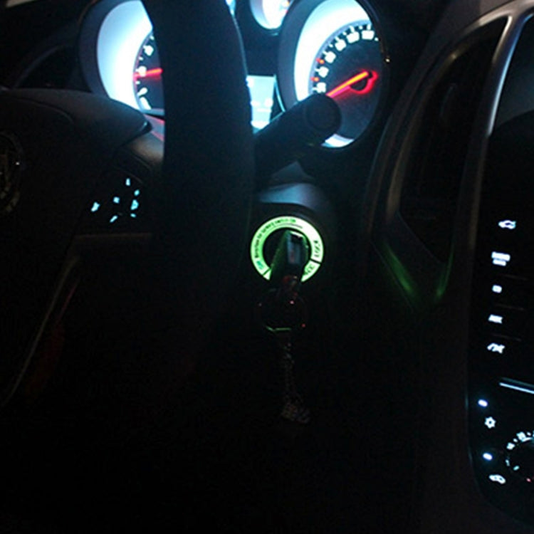 รถ อลูมิเนียม Igniter Night Luminous แหวนตกแต่งสำหรับ Audi และ Volkswagen
