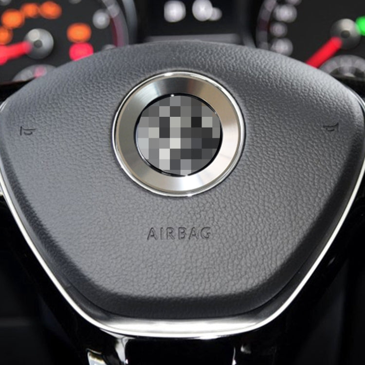 แหวนตกแต่งพวงมาลัยรถยนต์อลูมิเนียมสำหรับ Volkswagen, For Volkswagen