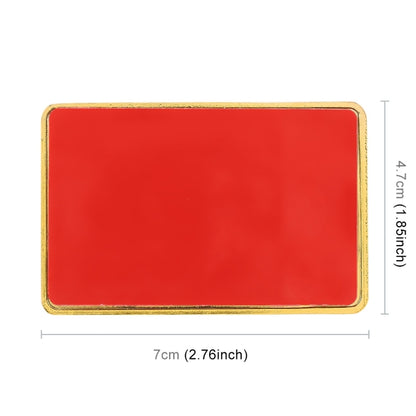 Universal Car Canada Flag รูปสี่เหลี่ยมผืนผ้า VIP โลหะสติกเกอร์ตกแต่ง, Canada Flag (Gold)