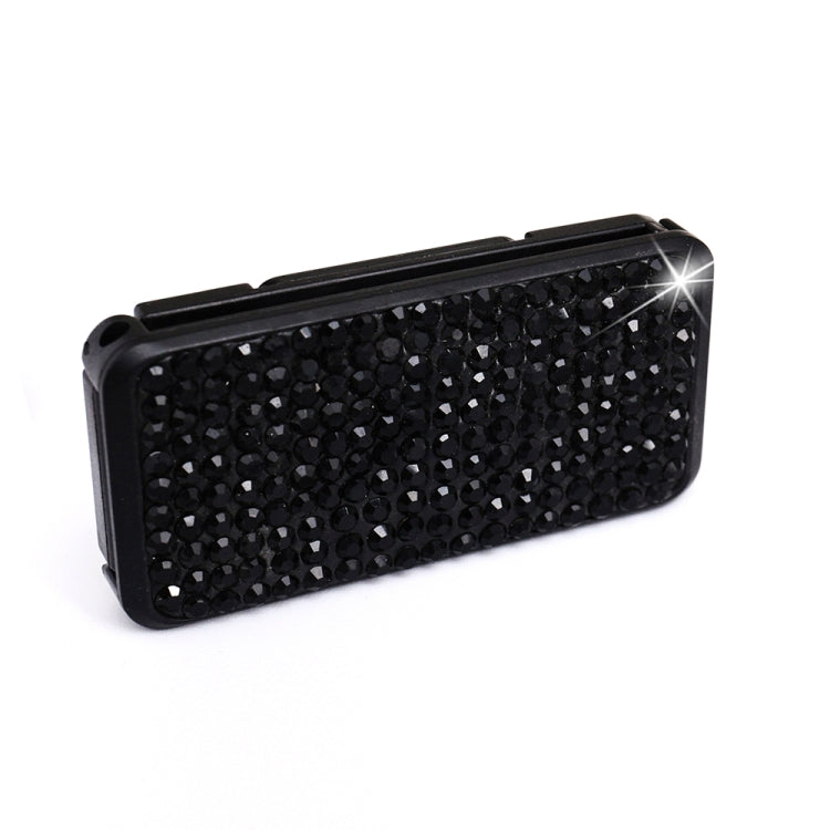 รถ เข็มขัดนิรภัยคริสตัลคลิปผู้ให้บริการกระชับตัวควบคุม, Crystal Black