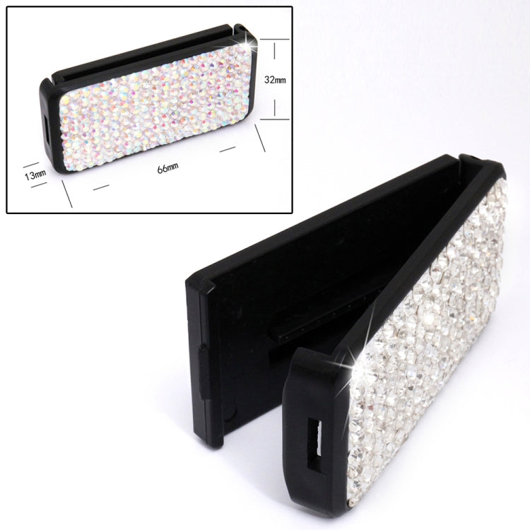 รถ เข็มขัดนิรภัยคริสตัลคลิปผู้ให้บริการกระชับตัวควบคุม, Crystal Black