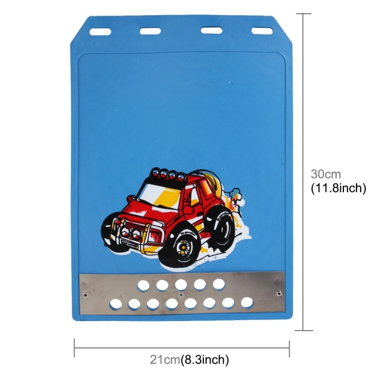 2 ชิ้น WS-003 พรีเมี่ยม Heavy Duty Moulded Splash Mud Flaps ด้านหน้าและด้านหลัง Guards, ขนาดเล็ก, การจัดส่งแบบสุ่ม