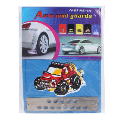 2 ชิ้น WS-003 พรีเมี่ยม Heavy Duty Moulded Splash Mud Flaps ด้านหน้าและด้านหลัง Guards, ขนาดเล็ก, การจัดส่งแบบสุ่ม