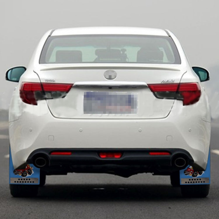 2 ชิ้น WS-003 พรีเมี่ยม Heavy Duty Moulded Splash Mud Flaps ด้านหน้าและด้านหลัง Guards, ขนาดเล็ก, การจัดส่งแบบสุ่ม