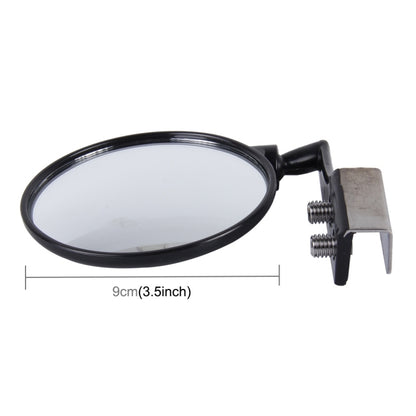 กระจกมองข้างปรับมุมกว้างบริเวณคนตาบอดด้านหน้ารถยนต์, Black Right Side, Silver Left Side