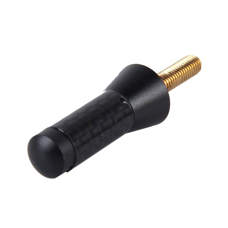คาร์บอนไฟเบอร์อลูมิเนียมเสาอากาศสั้นฐานสกรูสากลขัดเงา (ขนาดเล็ก), 3.4cm