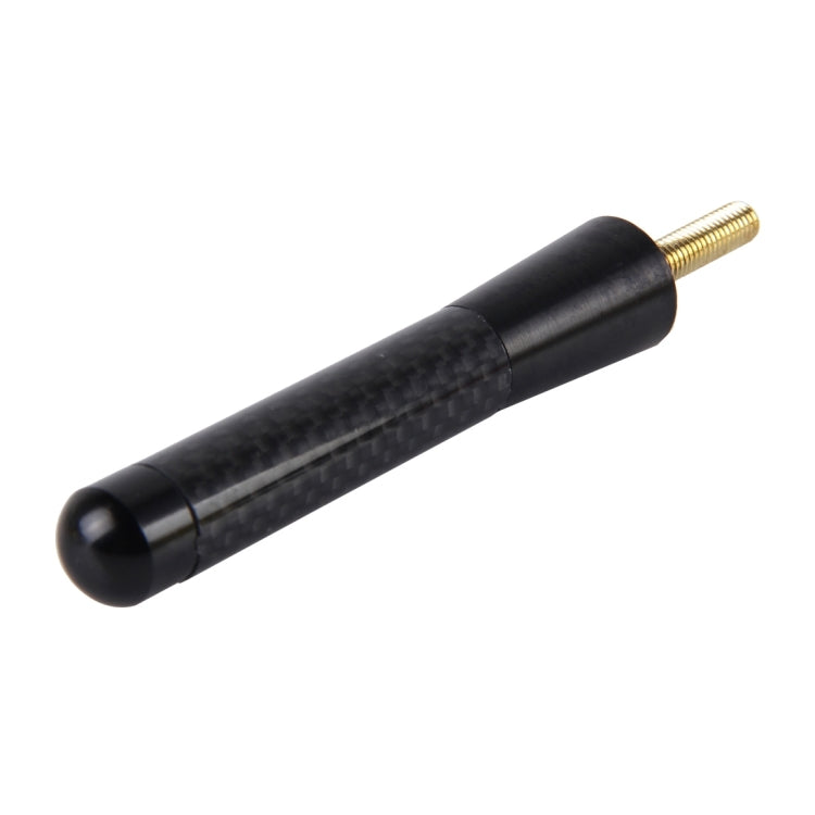 คาร์บอนไฟเบอร์อลูมิเนียมเสาอากาศสั้นฐานสกรูสากลขัดเงา (ขนาดกลาง), 8cm