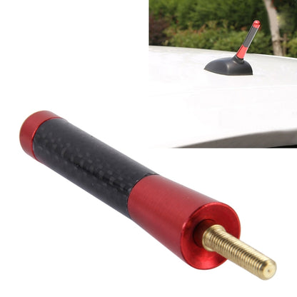 คาร์บอนไฟเบอร์อลูมิเนียมเสาอากาศสั้นฐานสกรูสากลขัดเงา (ขนาดกลาง), 8cm